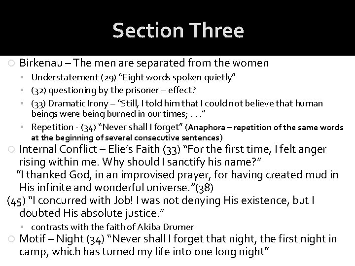 Section Three Birkenau – The men are separated from the women Understatement (29) “Eight Section Three Birkenau – The men are separated from the women Understatement (29) “Eight