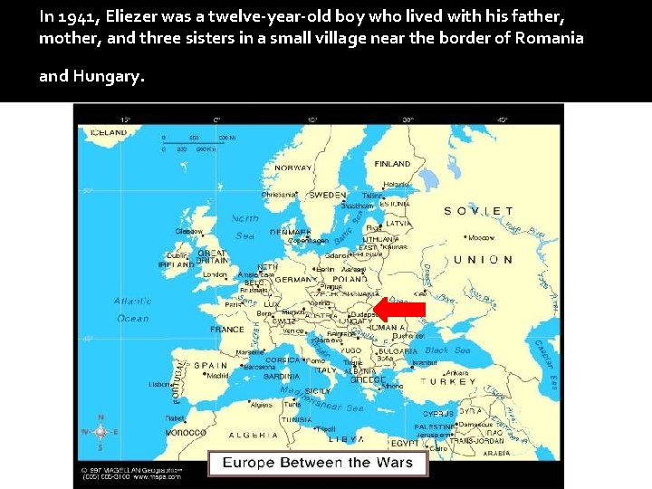 In 1941, Eliezer was a twelve-year-old boy who lived with his father, mother, and In 1941, Eliezer was a twelve-year-old boy who lived with his father, mother, and