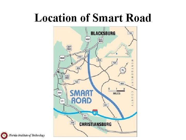 Location of Smart Road 