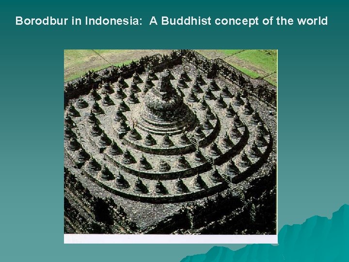 Borodbur in Indonesia: A Buddhist concept of the world 