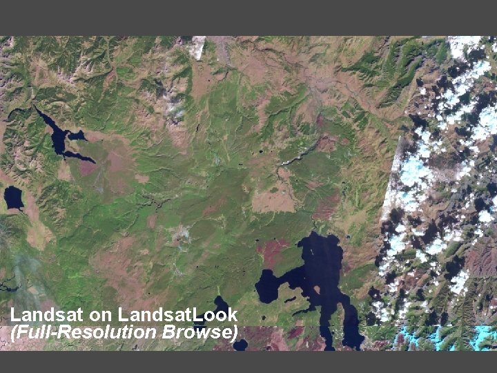 Landsat on Landsat. Look (Full-Resolution Browse) 