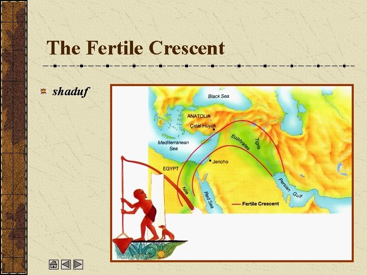 The Fertile Crescent shaduf 