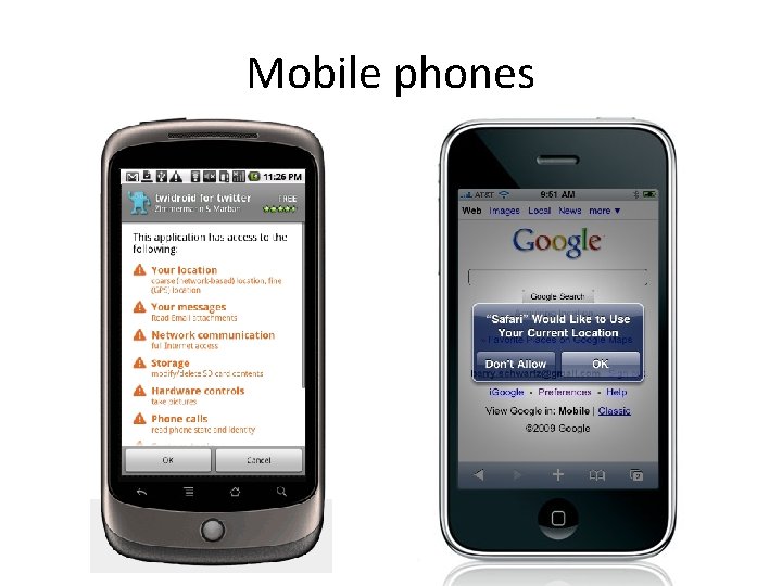 Mobile phones 