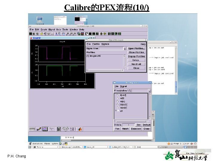 Calibre的PEX流程(10/) P. H. Chang layout 11 
