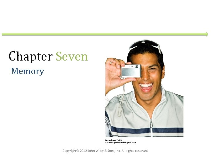 Chapter Seven Memory Copyright© 2012 John Wiley & Sons, Inc. All rights reserved. 