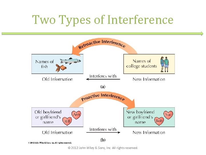 Two Types of Interference © 2012 John Wiley & Sons, Inc. All rights reserved.