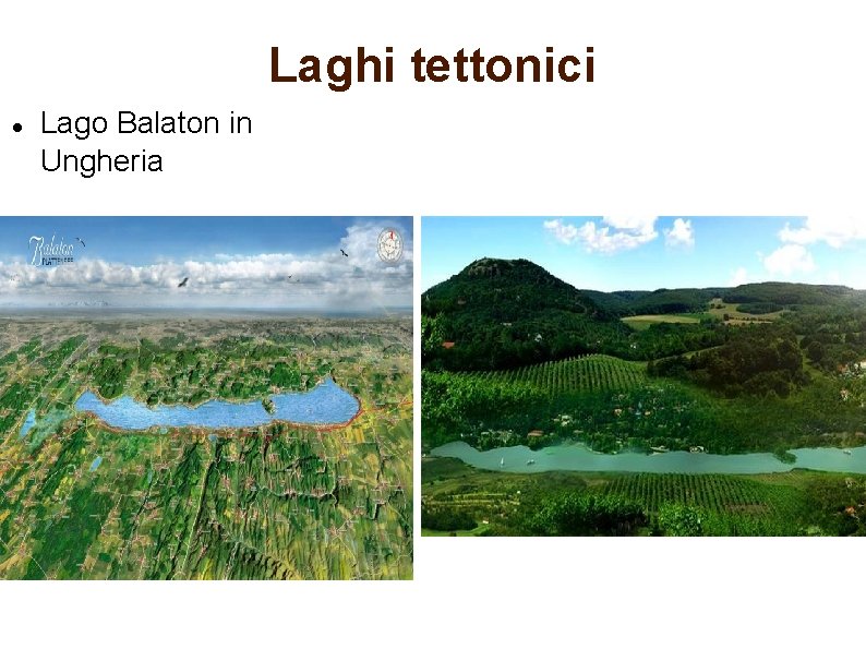 Laghi tettonici Lago Balaton in Ungheria 