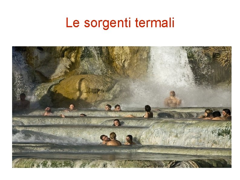 Le sorgenti termali 