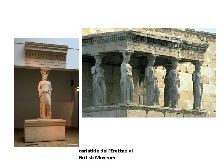 cariatide dell‘Eretteo al British Museum 