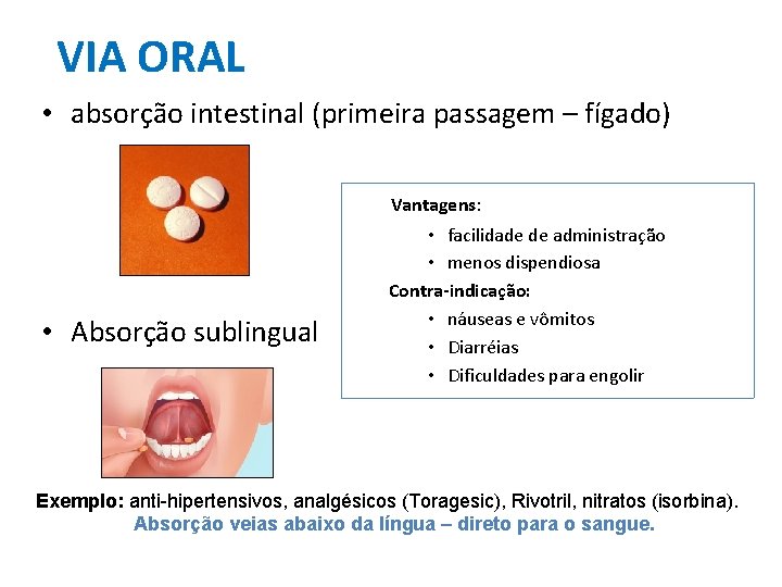 AULA FARMACOLOGIA I Vias de Administrao de Frmacos
