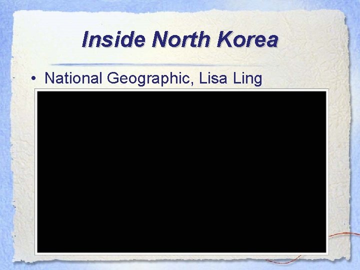 Inside North Korea • National Geographic, Lisa Ling 