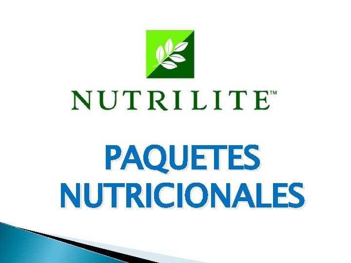 PAQUETES NUTRICIONALES PAQUETES NUTRICIONALES