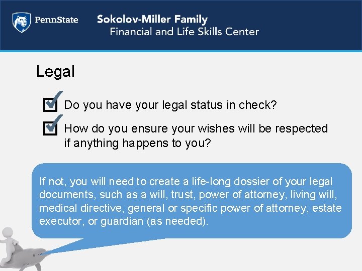 Legal Do you have your legal status in check? How do you ensure your