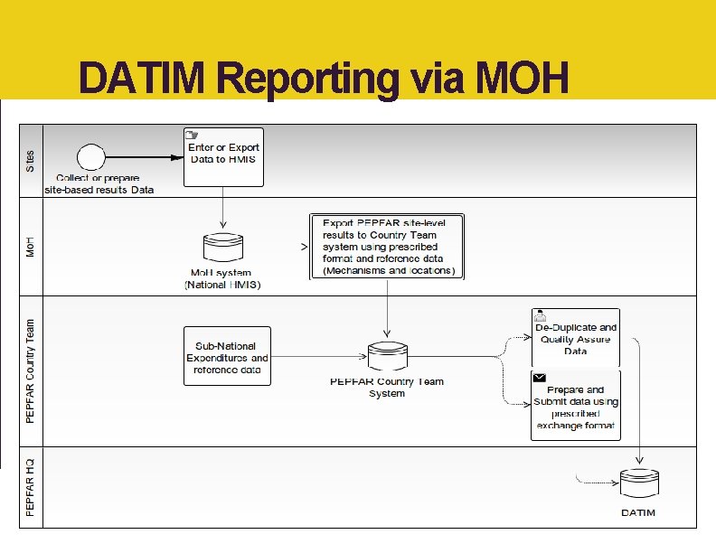 DATIM Reporting via MOH 
