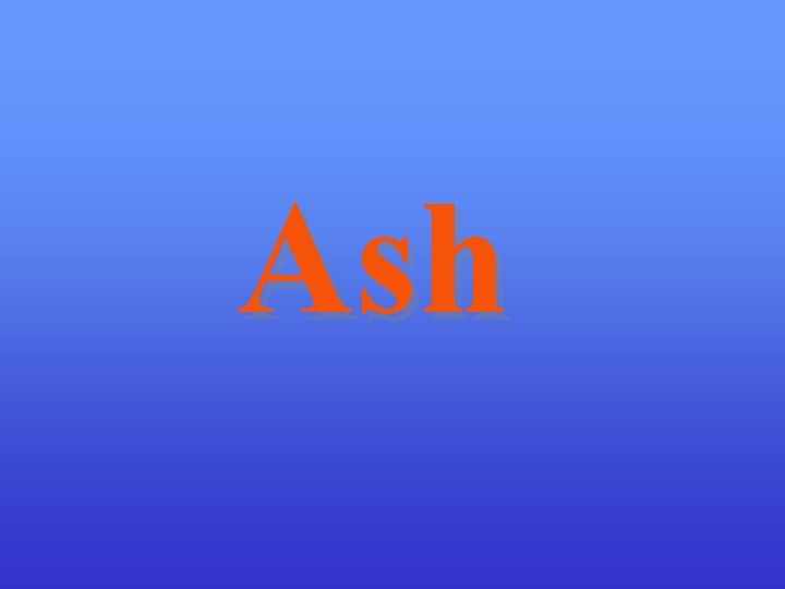 Ash 