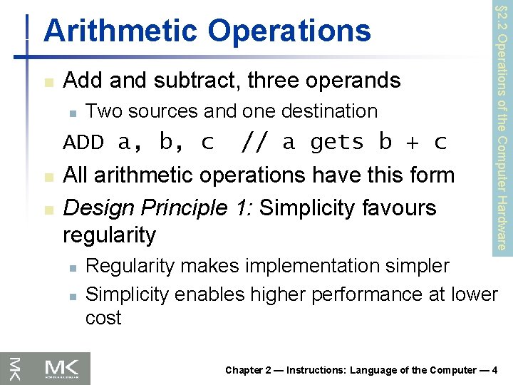 n Add and subtract, three operands n n n Two sources and one destination