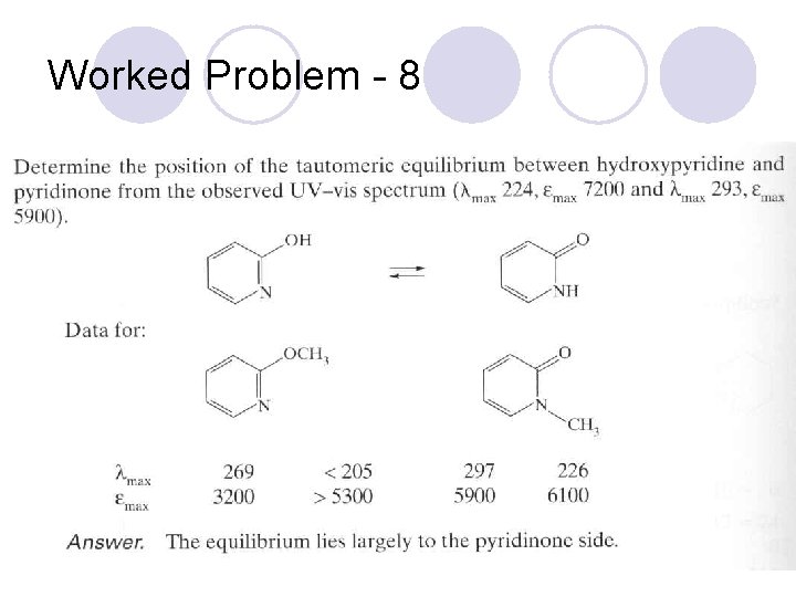 Worked Problem - 8 Worked Problem - 8