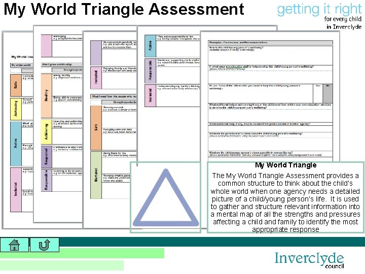 My World Triangle Assessment My World Triangle The My World Triangle Assessment provides a