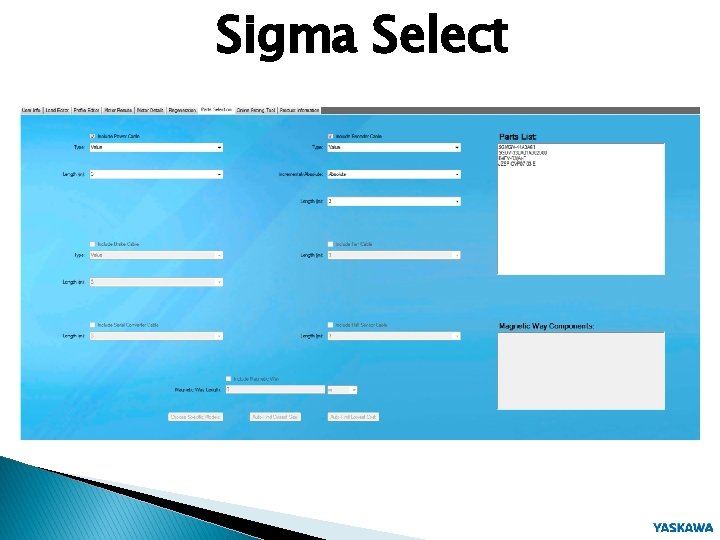 Sigma Select 