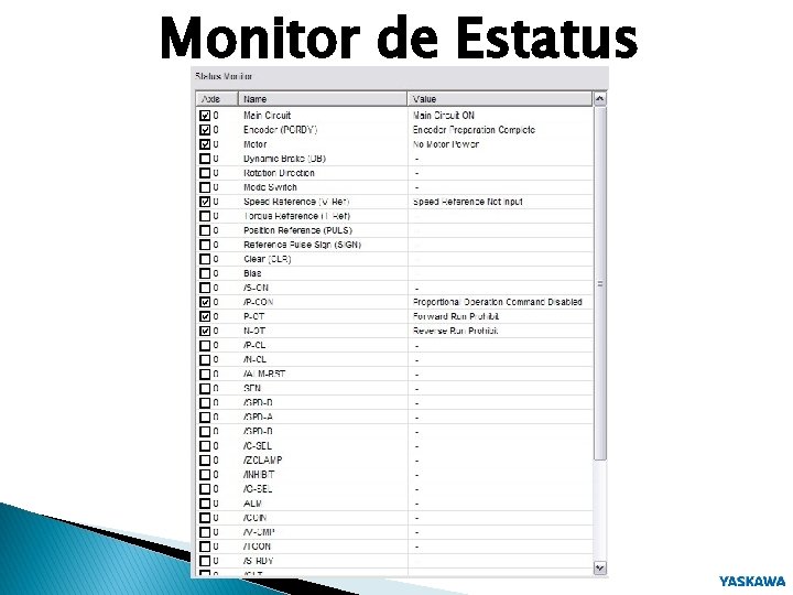 Monitor de Estatus 