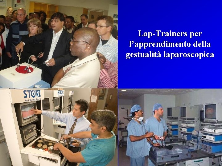 Lap-Trainers per l’apprendimento della gestualità laparoscopica 