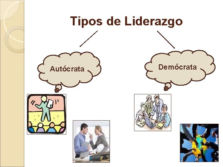 Tipos de Liderazgo Autócrata Demócrata 