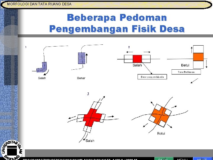 MORFOLOGI DAN TATA RUANG DESA MORFOLOGI DAN TATA RUANG Pengantar Proses Perencanaan Beberapa Pedoman