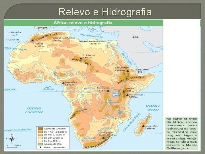 Relevo e Hidrografia 