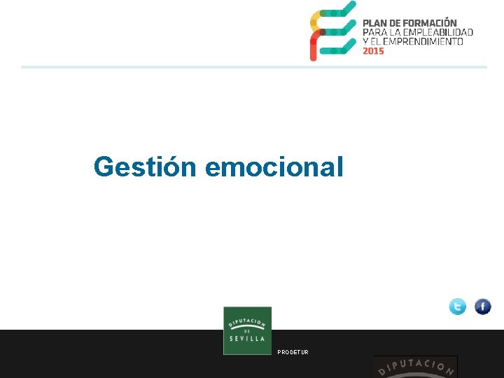 Gestión emocional PRODETUR 
