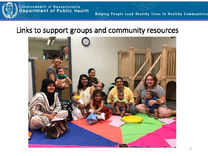 Links to support groups and community resources 9 