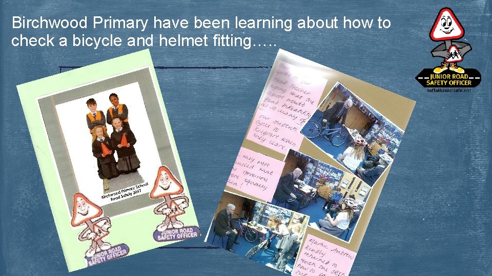 Birchwood Primary have been learning about how to check a bicycle and helmet fitting….