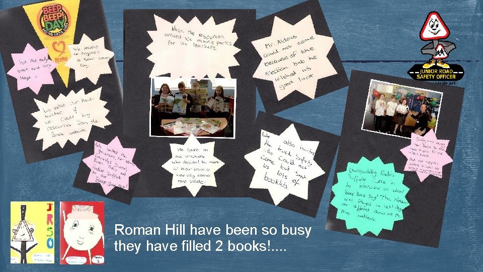 Roman Hill have been so busy they have filled 2 books!. . 