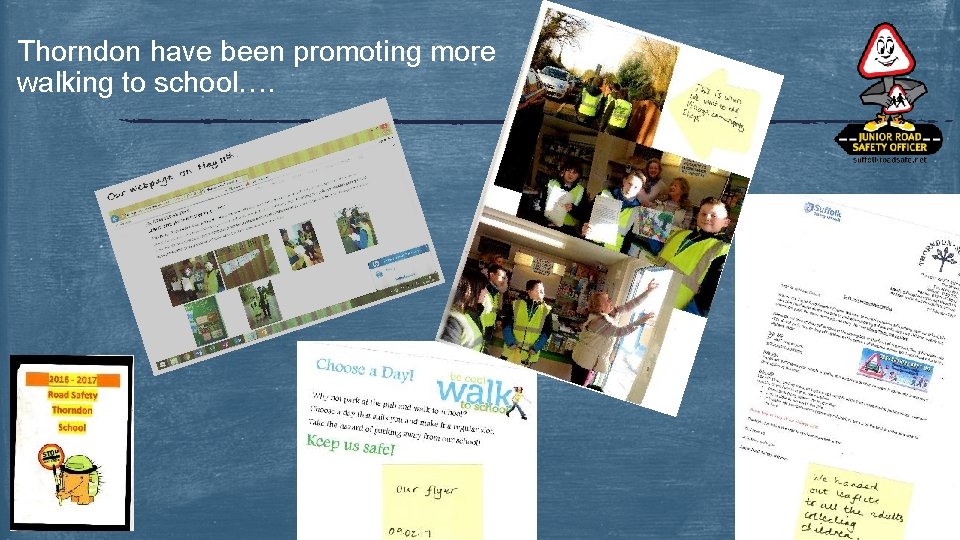 Thorndon have been promoting more walking to school…. 