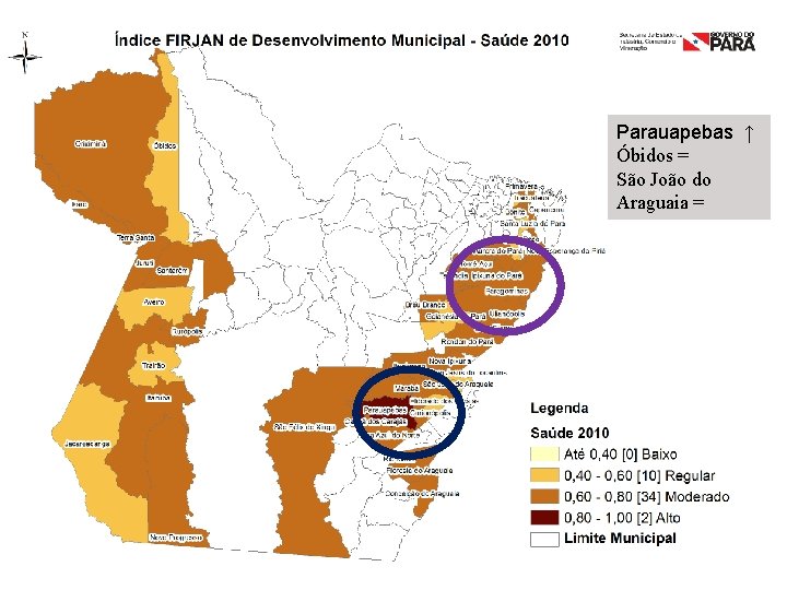 Parauapebas ↑ Óbidos = São João do Araguaia = 