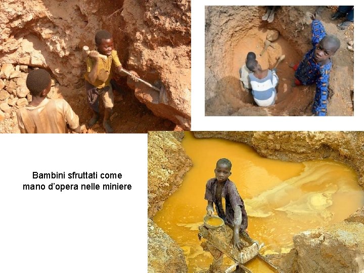 Bambini sfruttati come mano d’opera nelle miniere 