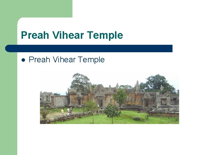 Preah Vihear Temple l Preah Vihear Temple 