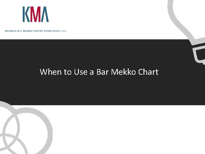 When to Use a Bar Mekko Chart 