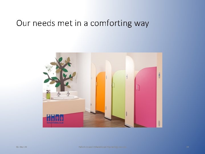 Our needs met in a comforting way 01 -Dec-20 Falkirk Council Educational Psychology Service