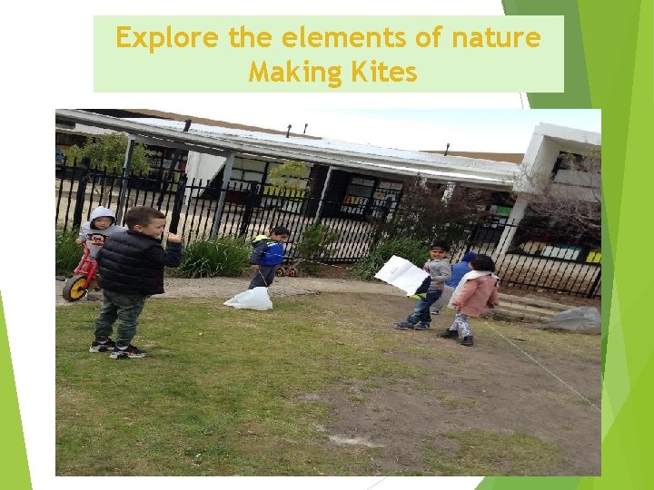 Explore the elements of nature Making Kites 