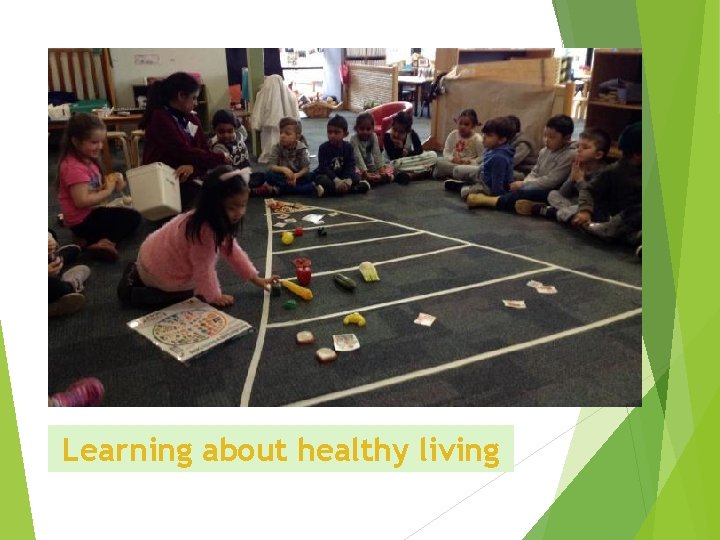 Learning about healthy living 