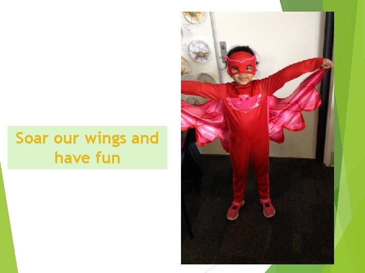 Soar our wings and have fun 