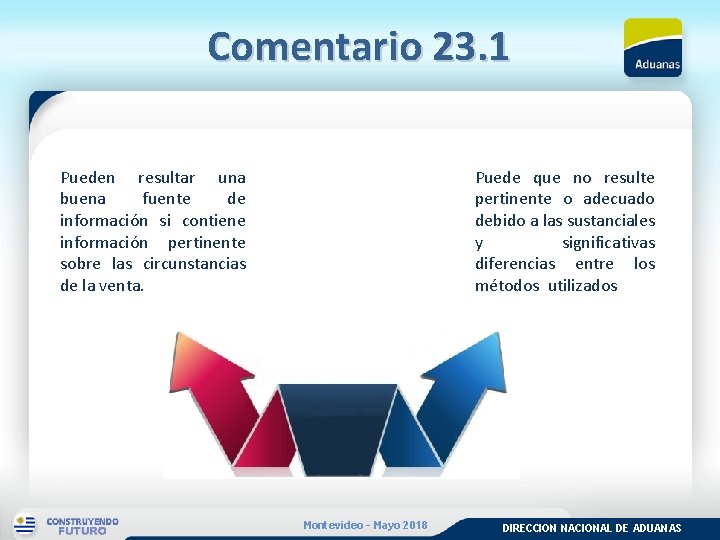 Comentario 23. 1 Pueden resultar una buena fuente de información si contiene información pertinente