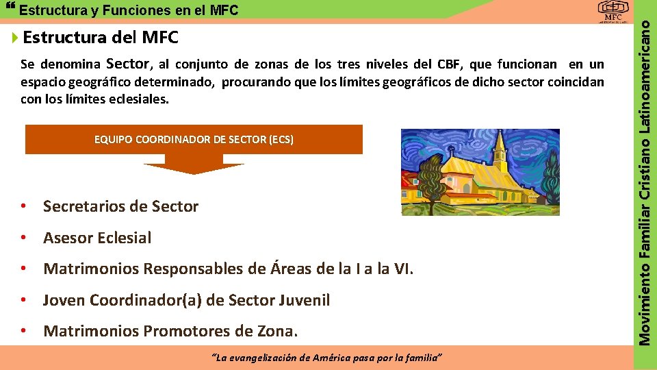 4 Estructura del MFC Se denomina Sector, al conjunto de zonas de los tres