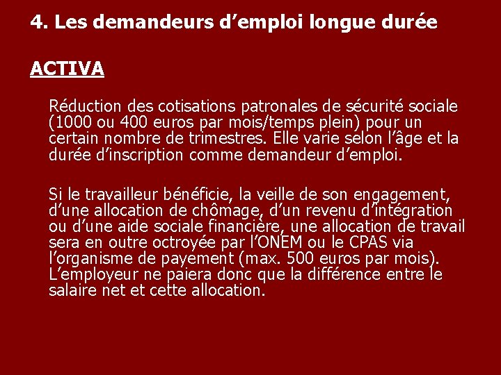 Les Aides Lemploi Sandra Maghrebi Coordination Atl Ville