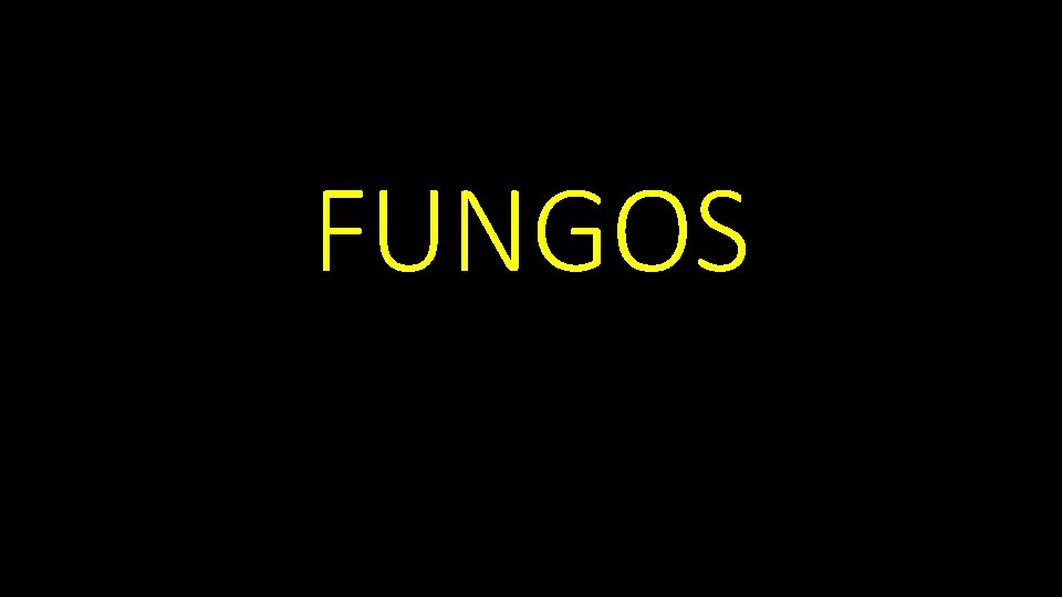 FUNGOS 