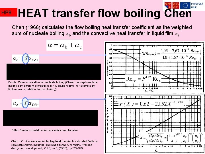 HP 8 HEAT transfer flow boiling Chen (1966) calculates the flow boiling heat transfer