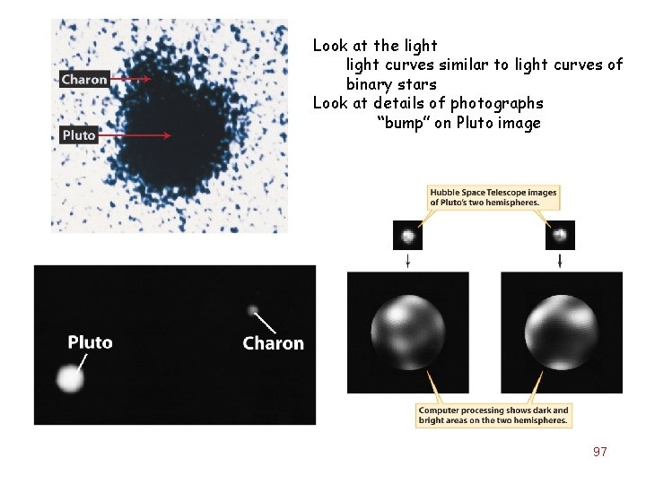 Look at the light curves similar to light curves of binary stars Look at