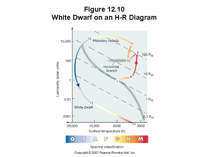 Figure 12. 10 White Dwarf on an H-R Diagram 