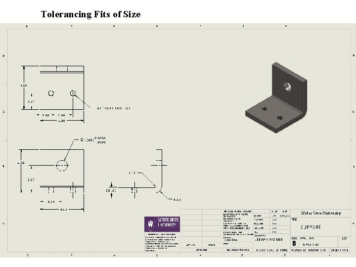 Tolerancing Fits of Size 