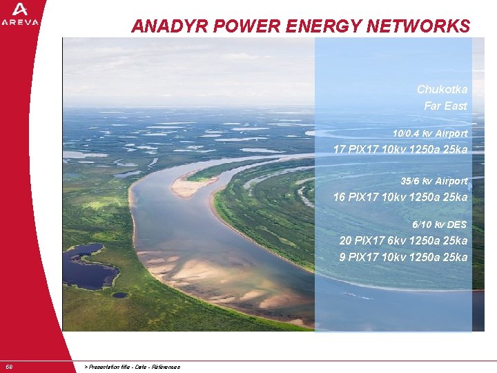 ANADYR POWER ENERGY NETWORKS Chukotka Far East 10/0. 4 kv Airport 17 PIX 17